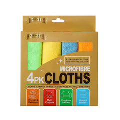 4PK MICROFIBRE CLOTH SET (72)