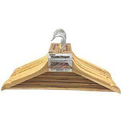 10PK WOODEN HANGERS (12)
