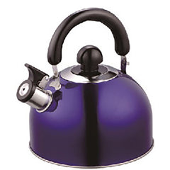 2.5L ST STEEL WHISTLING KETTLE - COLOURED (12)