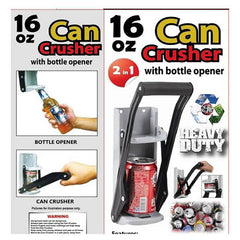 2 IN 1 16oz CAN CRUSHER WITH BOTTLE OPENER (12)