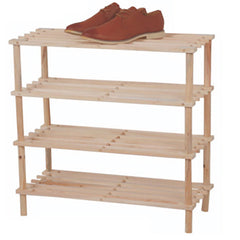 4 TIER WOODEN SHOE RACK (10)