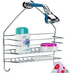 CHROME HANGING SHOWER RACK (60)