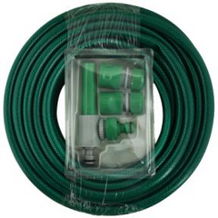 15 METERS REINFORCED PVC HOSE WITH NOZZLES & FITTING (6)