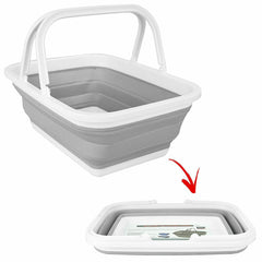 COLLAPSIBLE BASKET WITH HANDLES (12)