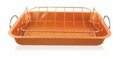 2PCS NON STICK ROASTING PAN WITH RACK (6)