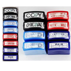 8PCS SELF INKING OFFICE STAMPS (20)
