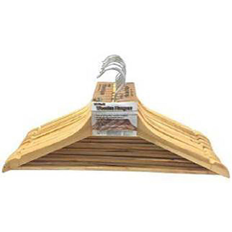 10PK WOODEN HANGERS (12)