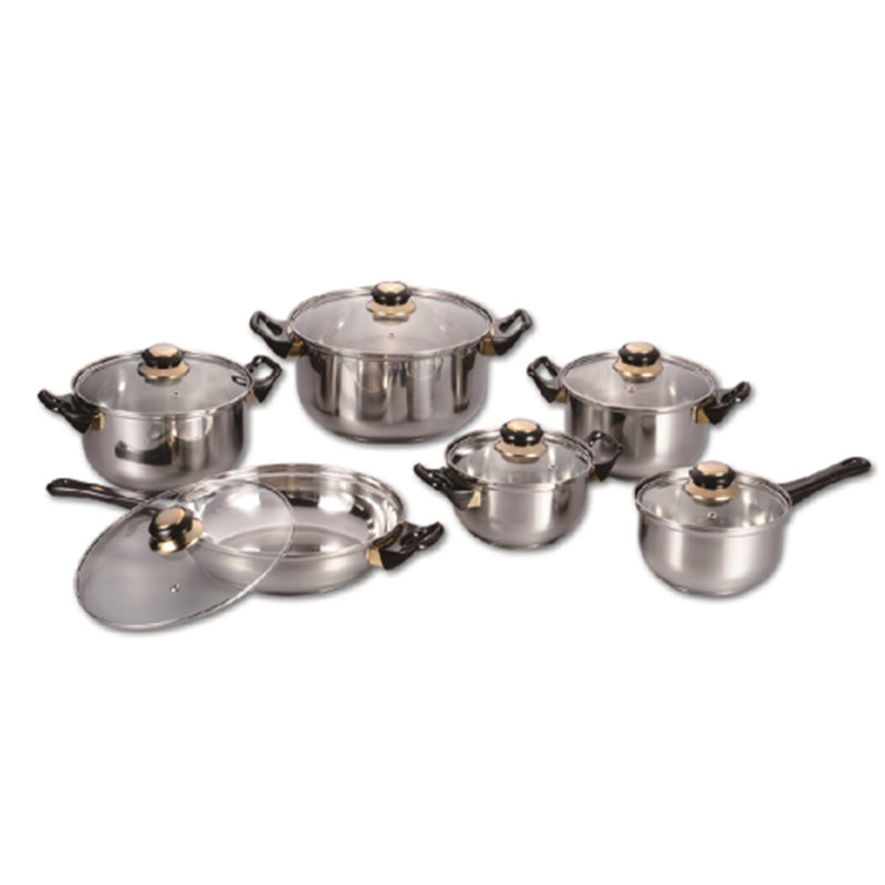 12PCS ST STEEL COOKWARE SET (2)