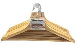 20PK WOODEN HANGERS (5)