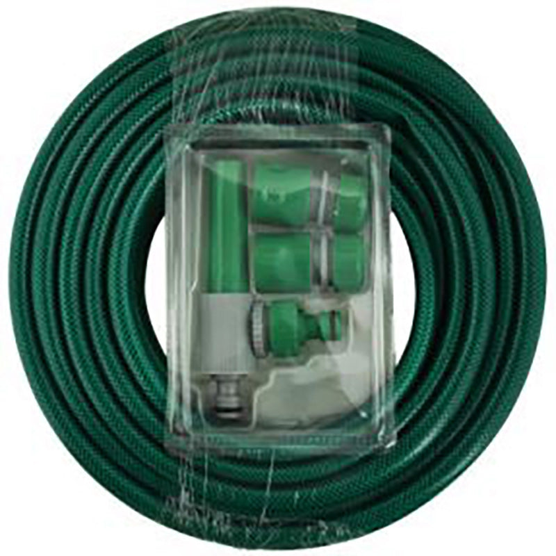 30 METERS REINFORCED PVC HOSE WITH NOZZLES & FITTINGS (4)