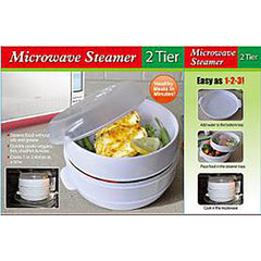2 TIER MICROWAVE STEAMER (12)