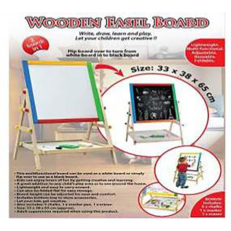 2 IN 1 WOODEN EASEL BOARD (6)