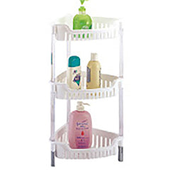 3 TIER PLASTIC CORNER RACK (6)