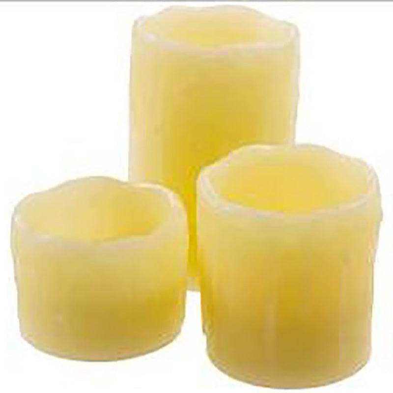 3PCS FLICKERING CANDLES WITH REAL WAX (24)