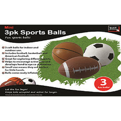 3PK MINI SPORTS BALLS (12)