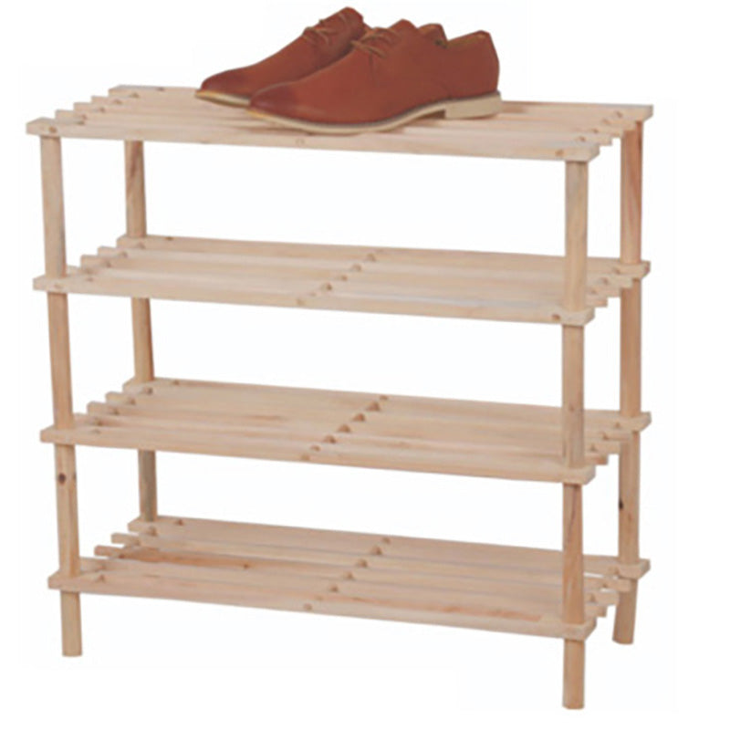 4 TIER WOODEN SHOE RACK (10)