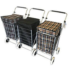 4 WHEELED SHOPPING TROLLEY (5)