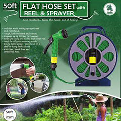 50FT FLAT HOSE WITH REEL & SPRAYER (6)
