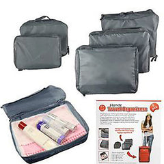 5PK TRAVEL BAG ORGANISER SET (24)