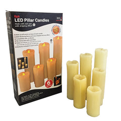 6PK LED PILLAR CANDLE (12)