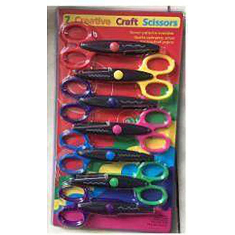 7PK CRAFT SCISSORS SET (48)