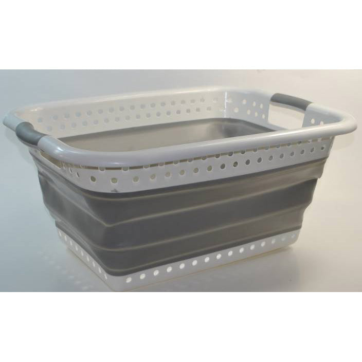 COLLAPSIBLE LAUNDRY BASKET - RECTANGLE SHAPE, 37 LITRE CAPACITY (6)