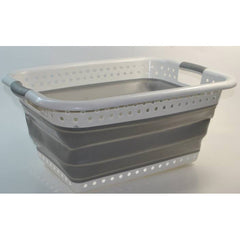 COLLAPSIBLE LAUNDRY BASKET - RECTANGLE SHAPE, 37 LITRE CAPACITY (6)