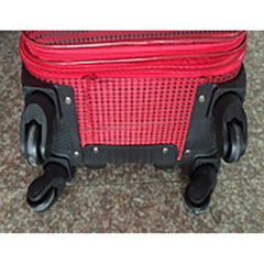 4PCS DIAMOND TROLLEY LUGGAGE SET WITH 4 UNIVERSAL WHEELS (1)
