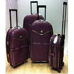 FI-500 4PCS DIAMOND TROLLEY LUGGAGE SET (1)