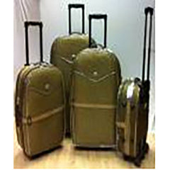 FI-500 4PCS DIAMOND TROLLEY LUGGAGE SET (1)