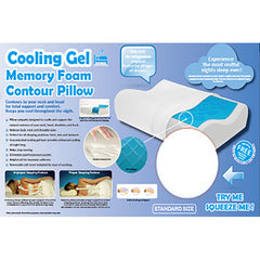GEL MEMORY FOAM CONTOUR PILLOW (10)