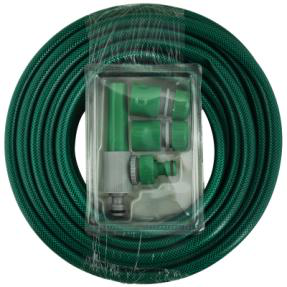 15 METERS REINFORCED PVC HOSE WITH NOZZLES & FITTING (6)