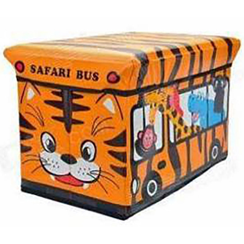 SAFARI FOLDING STORAGE POUFFE/SEAT ( SAFARI BUS SHAPE) (12)
