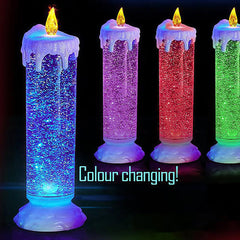 SWIRLING GLITTER CANDLE (12)