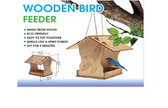 WOODEN BIRDHOUSE FEEDER (24)