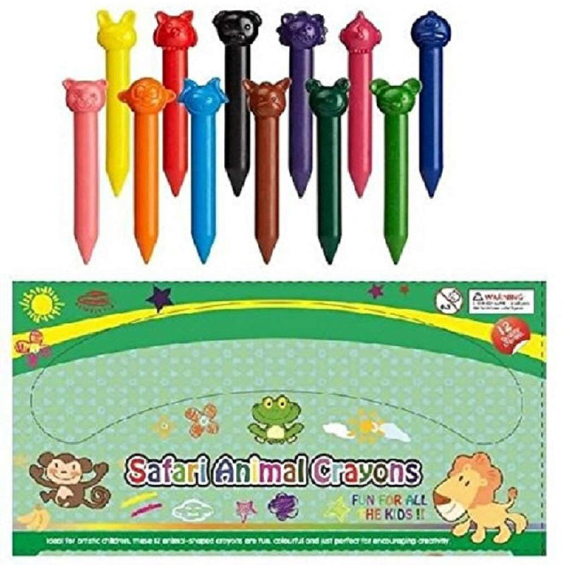 12PCS ANIMAL CRAYON SET (36)
