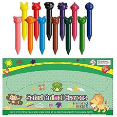 12PCS ANIMAL CRAYON SET (36)