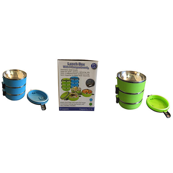 3 COMPARTMENT LUNCH BOX (30)