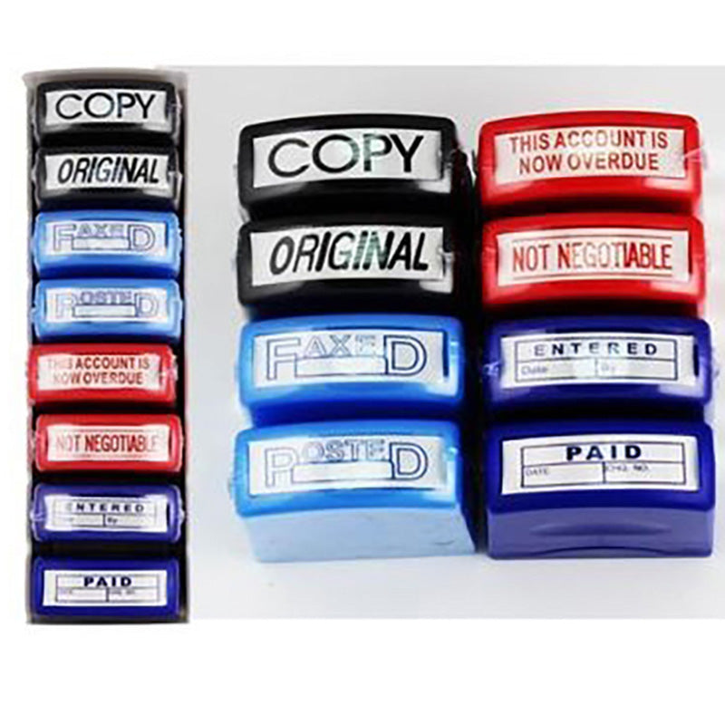 8PCS SELF INKING OFFICE STAMPS (20)