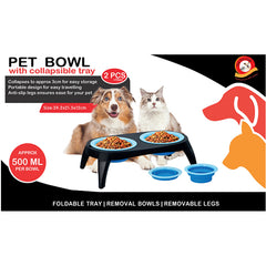 2PCS COLLAPSIBLE PET BOWL (24)