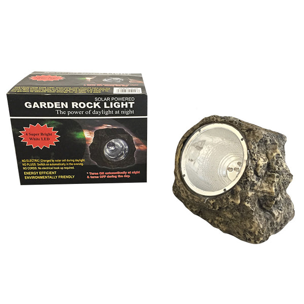 2 PACK SOLAR ROCK LIGHT (12)