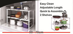 UNDER THE SINK ORGANISER RACK (10)