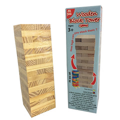 WOODEN JENGA BLOCKS SET (12)